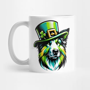 Drever Portrait in Graffiti for Saint Patrick's Day Mug